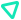 A turquoise colored triangle icon