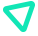 
A png format turquoise colored triangle icon